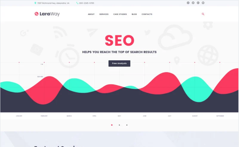 Laraway - SEO & Digital Marketing Agency WordPress Theme