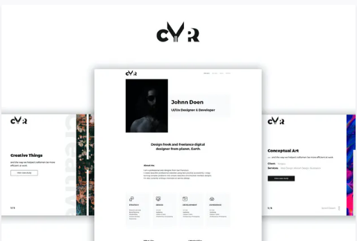 Cypr - Personal Portfolio PSD Template