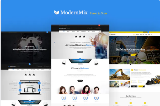 Modernmix - business PSD Template