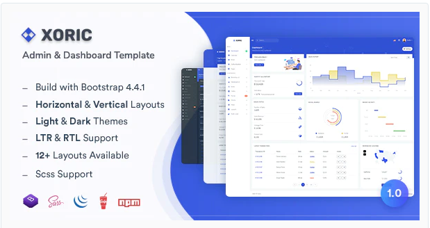Xoric - Admin & Dashboard Template