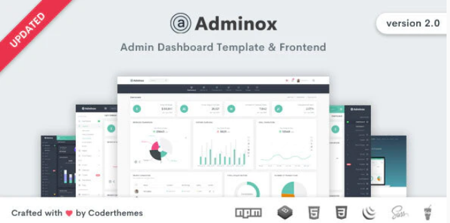 Adminox - Admin Dashboard & Frontend Template