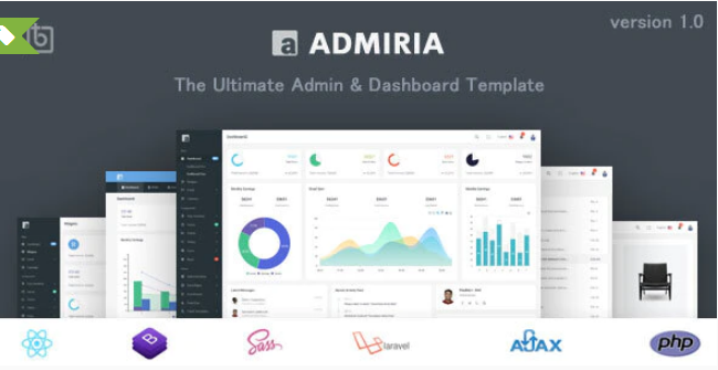 Admiria - The Ultimate Admin & Dashboard Template