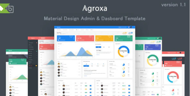 Agroxa - Material Design Admin & Dashboard Template