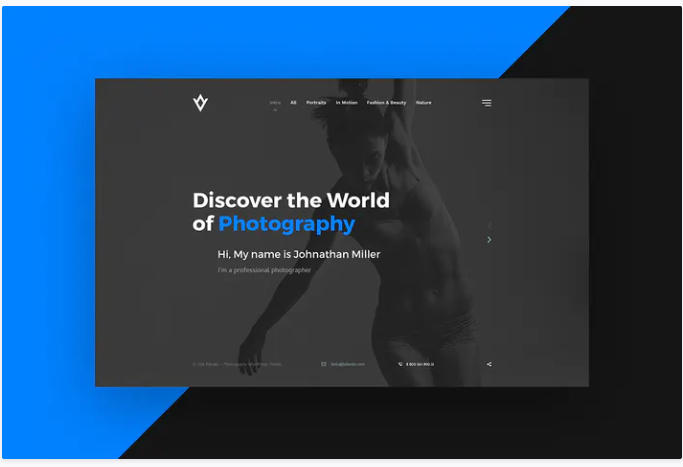 Albedo - Photography PSD Template