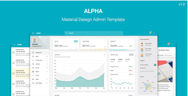 Alpha - Material Design Admin Template