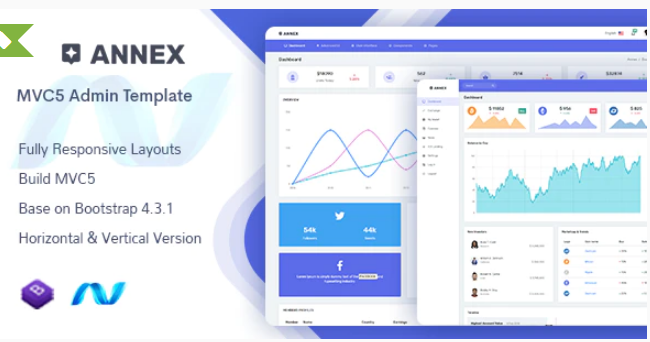Annex - MVC5 Admin & Dashboard Template