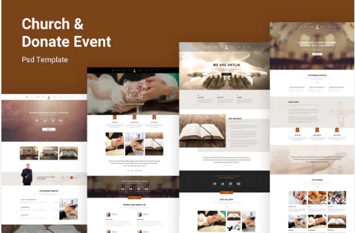 Antlia - Church PSD Template
