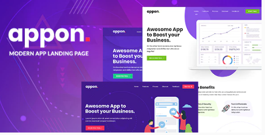 Product Image - Appon – App & SaaS Software WordPress Theme 1.2.0 Product Image - Appon – App & SaaS Software WordPress Theme 1.2.0