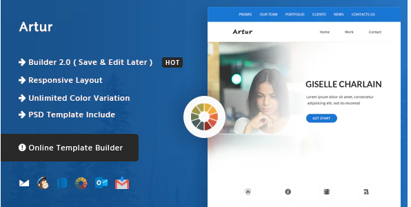 Artur - Responsive Email and Newsletter Template