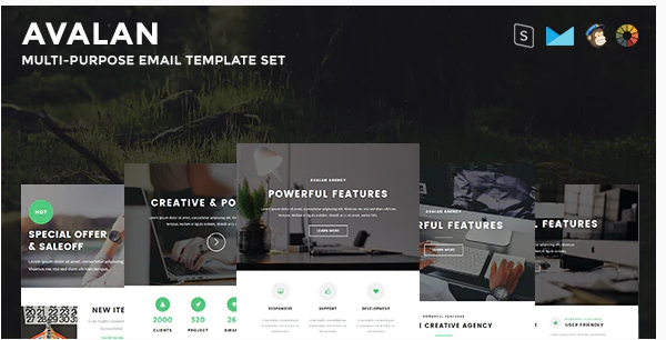 Avalan - Responsive Email Set