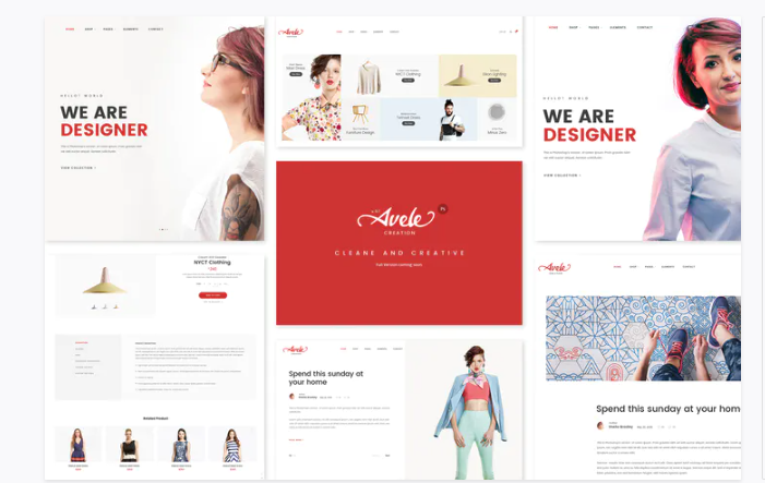 Avele | PSD Web Template
