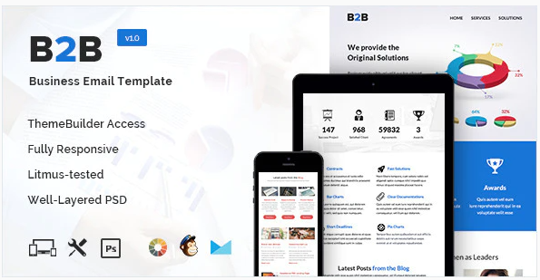 B2B - Business Email Template + Builder Access