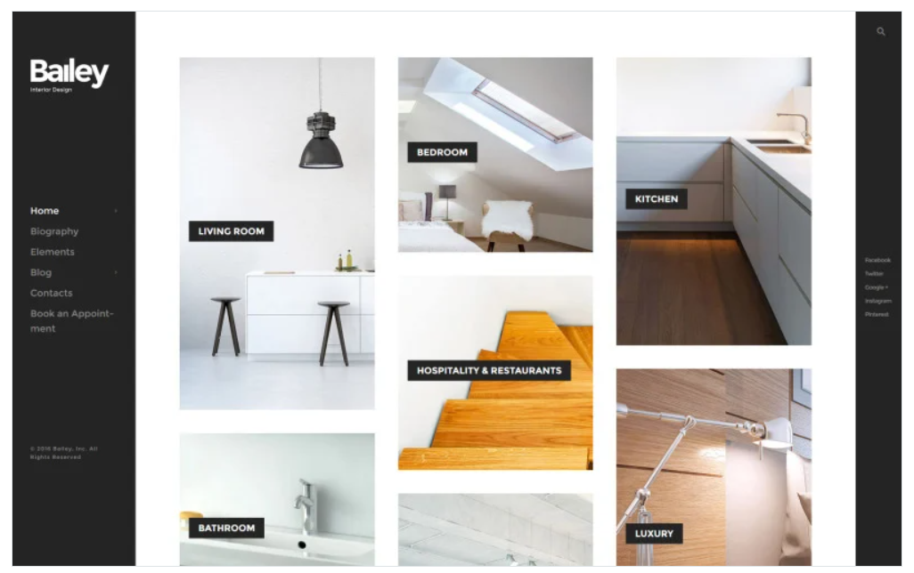 Bailey - Furniture & Interior Design WordPress Theme