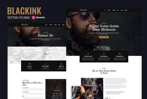 Blackink - Tattoo Studio Elementor Template Kit