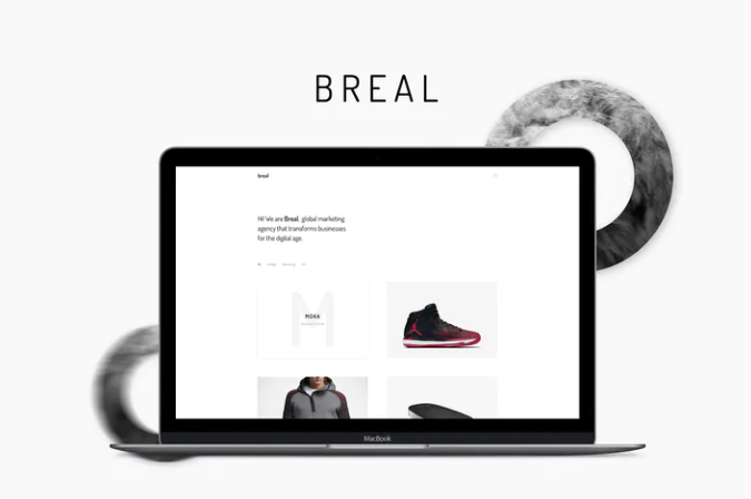 Breal - Minimal Website PSD Template