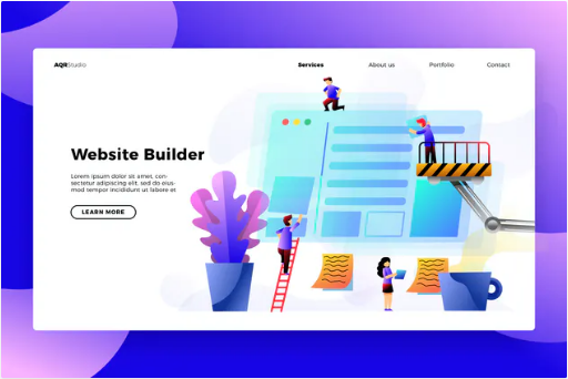 Building Website - Banner & Landing Page