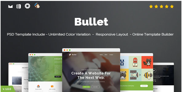 Bullet - Responsive Email + Online Template Builder