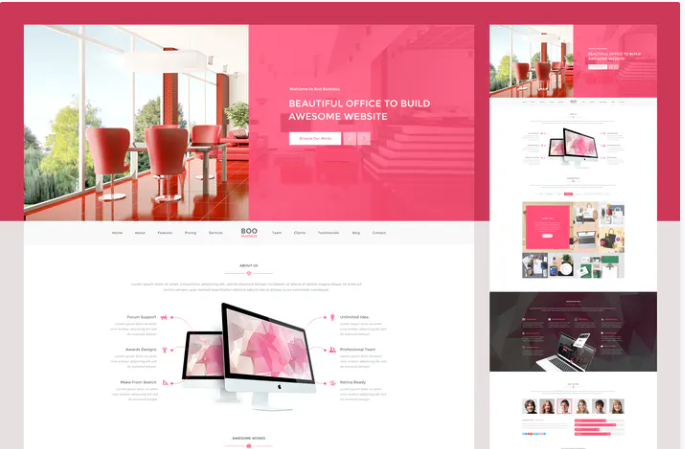 Business PSD Template