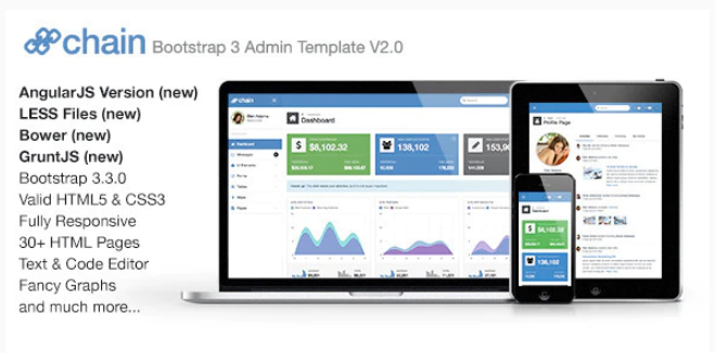 Chain Responsive Bootstrap 3 Admin Template