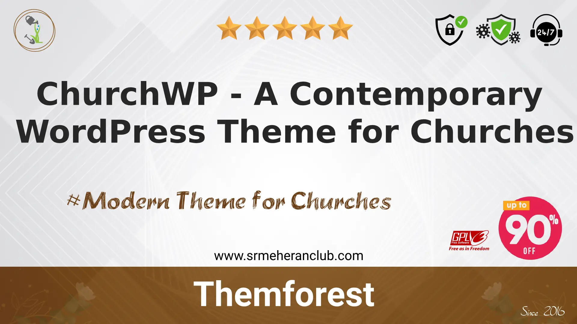 ChurchWP – A Contemporary WordPress Theme for Churches — Theme by Themeforest