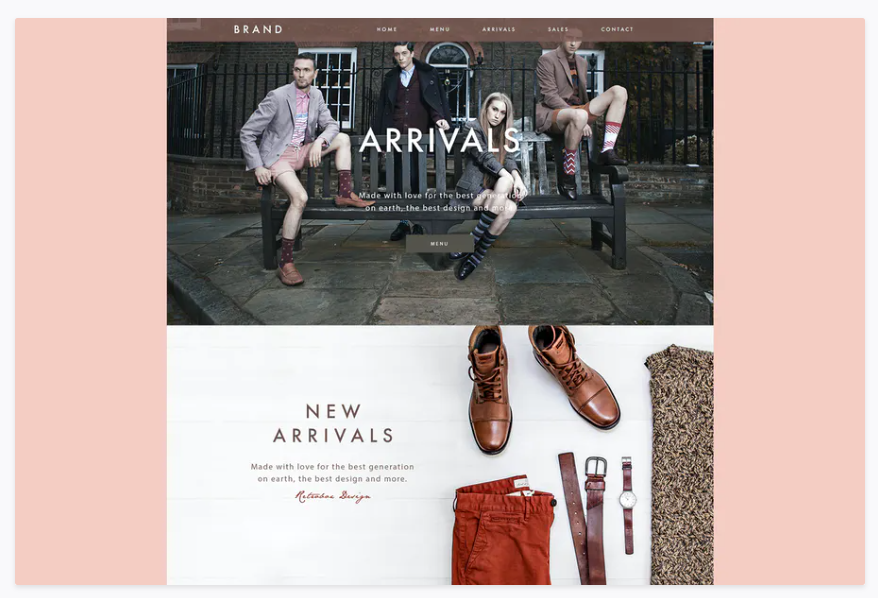 Clothing Brand Website