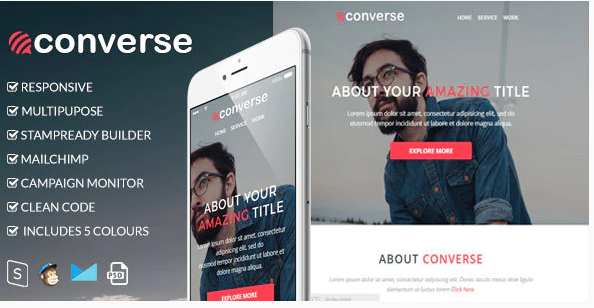 Converse - Responsive Email Template