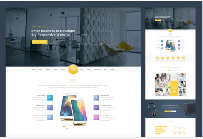 Coorporate PSD Template