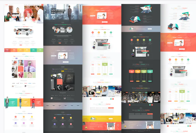 Creative Web Template - PSD