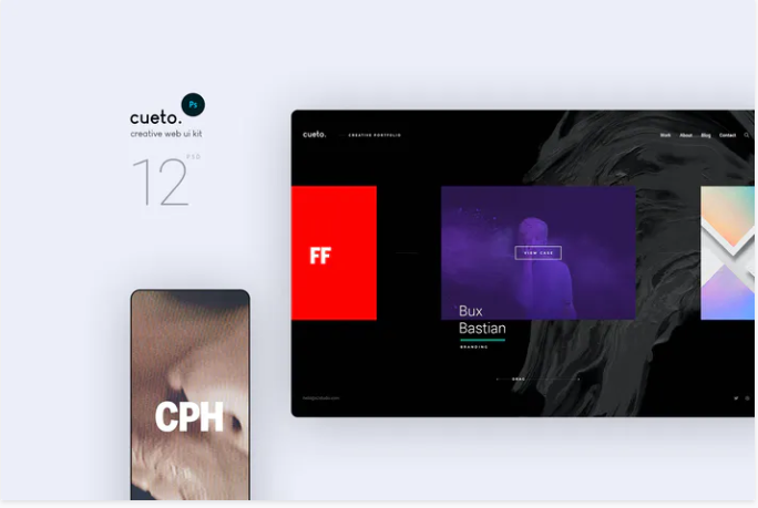 Cueto - Creative PSD Template