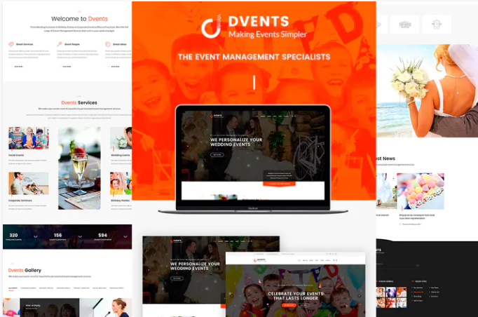 DVENTS - Events PSD Template