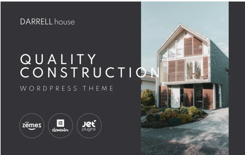 Darrell house - Quality Construction WordPress Theme