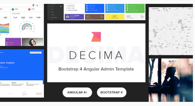 Decima - Bootstrap 4 Angular Admin Template