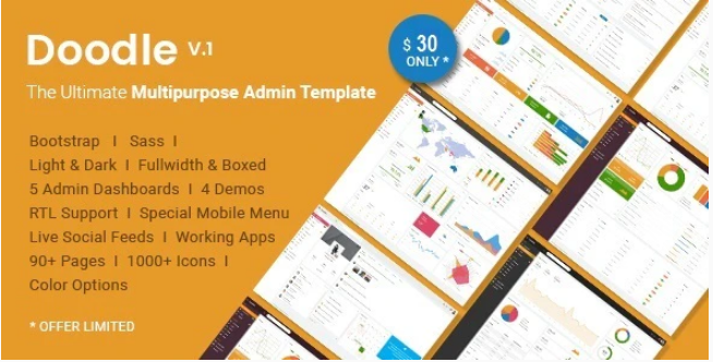 Doodle - Multipurpose Admin Template