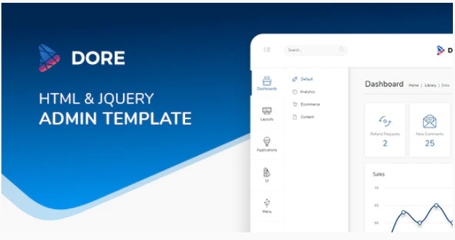 Dore jQuery - Bootstrap 4 Admin Template