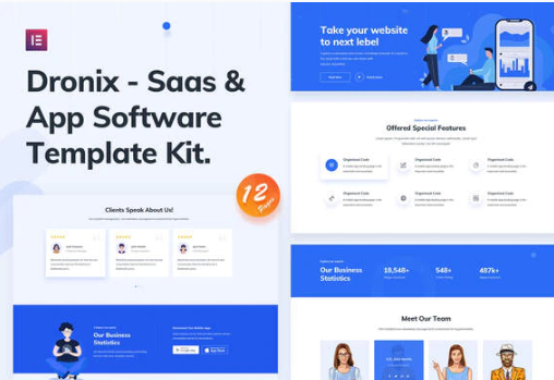 Dronix - SaaS & Startup Template Kit
