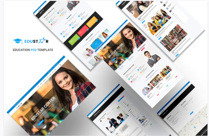 EDUSTAR - Education PSD Template