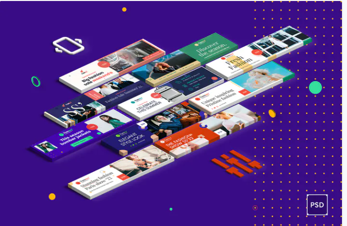 Fashion Website Slider PSD Template