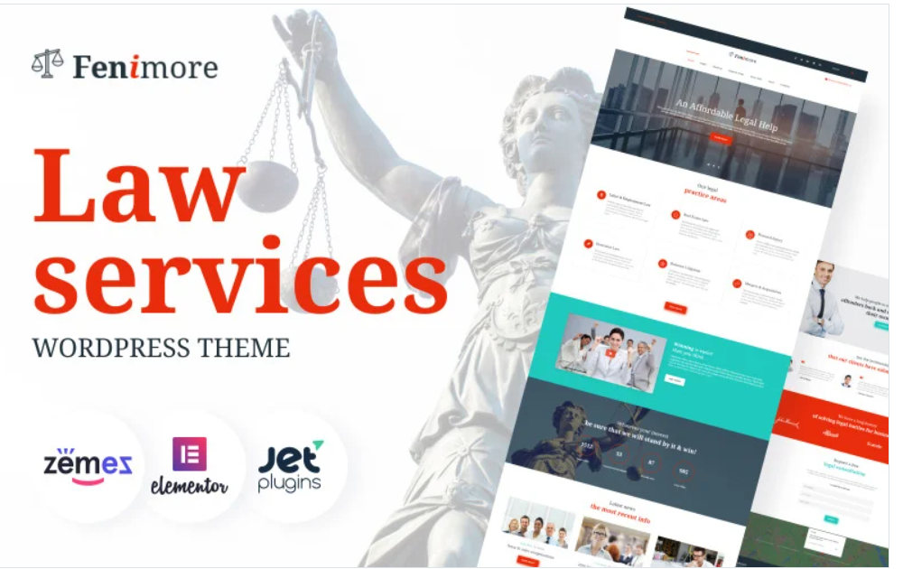 Fenimore - Law Firm WordPress Theme