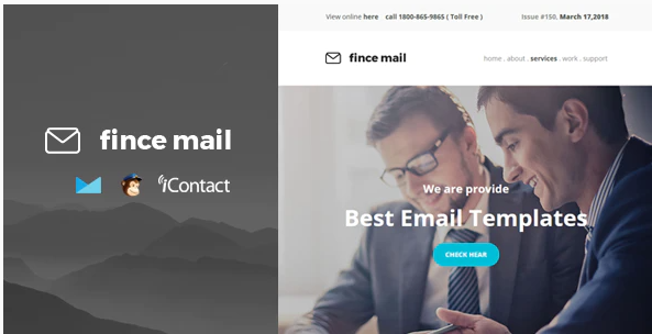 Fince Mail - Responsive E-mail Template + Online Access