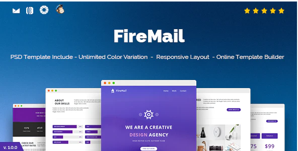 FireMail - Responsive Email + Online Template Builder