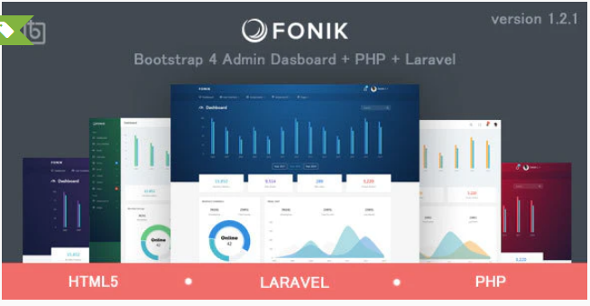 Fonik - Responsive Bootstrap 4 Admin Dashboard