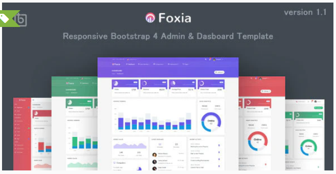 Foxia - Admin & Dashboard Template