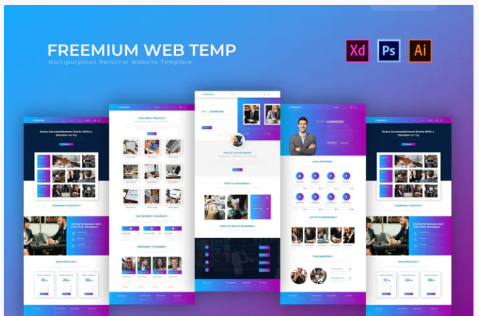 Freemium | PSD Web Template