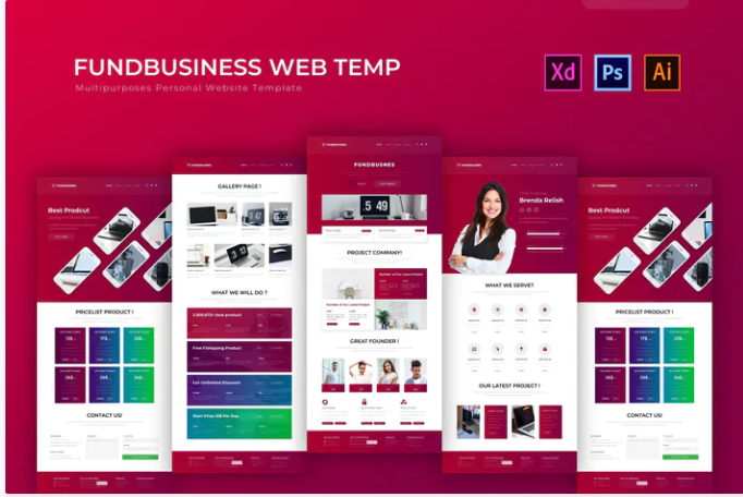 Fundbusiness | PSD Web Template