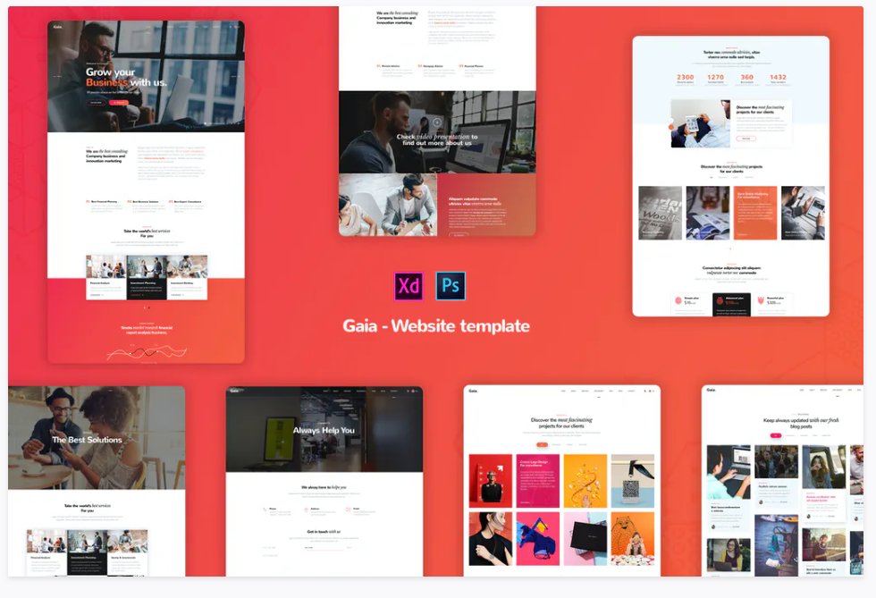 Gaia - Creative Business Website Templates