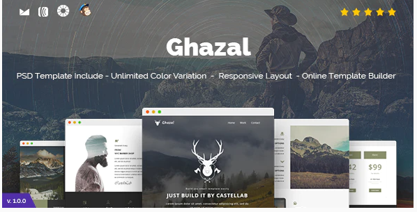 Ghazal - Responsive Email and Newsletter Template