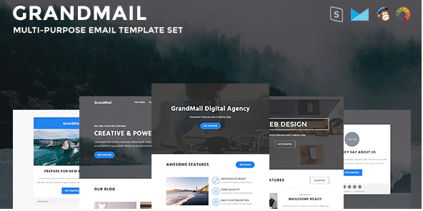 GrandMail - Responsive Email Set