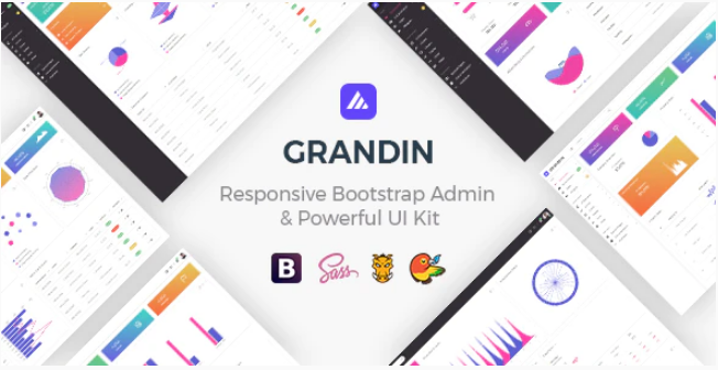 Grandin - Responsive Bootstrap Admin & Powerful UI Kit