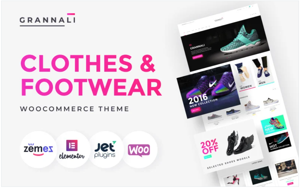 GrannaLi - Clothes & Footwear WooCommerce Theme