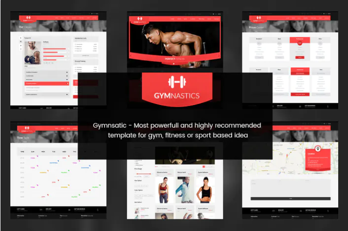 Gymnastics- PSD Template